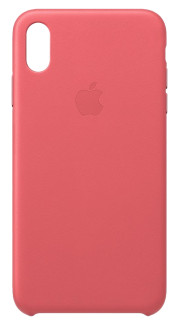 iPhone XS Max Leather Case Pink