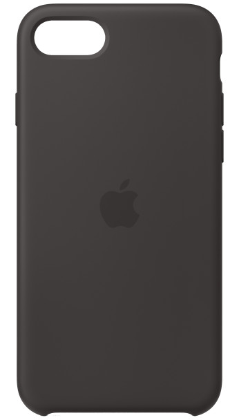 Siliconenhoesje voor iPhone 7/8/SE Zwart