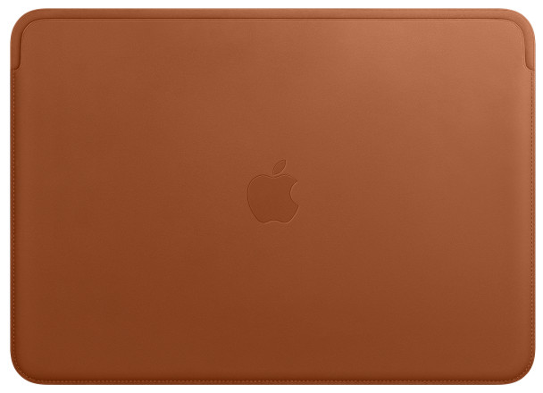 Leren Sleeve voor 13-inch MacBook Air en MacBook Pro Zadelbruin