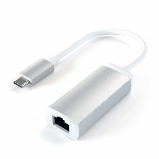 Satechi USB-C naar Ethernet Adapter Zilver