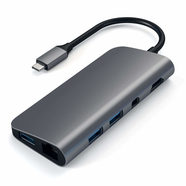 Satechi USB-C Multimedia Adapter Spacegrijs
