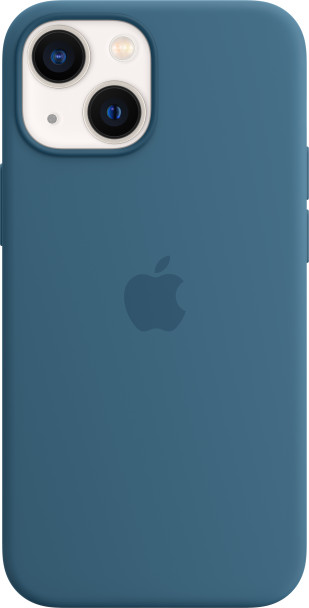 iPhone 13 mini Siliconenhoesje MagSafe Ijsblauw