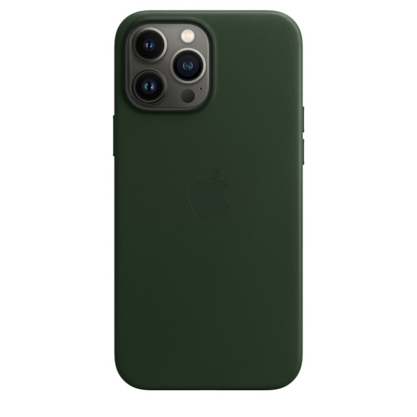 iPhone 13 Pro Max Leren hoesje MagSafe Sequoia-groen