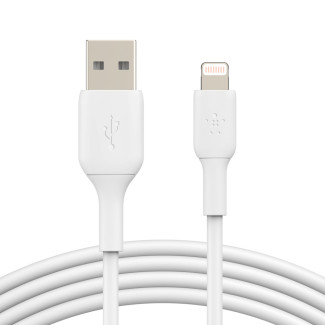 Belkin Lightning to USB Cable - 1m - White - 2 Pack