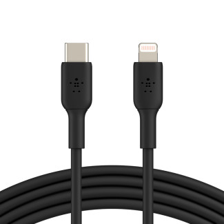 Belkin lightning naar USB-C kabel 1 meter - zwart