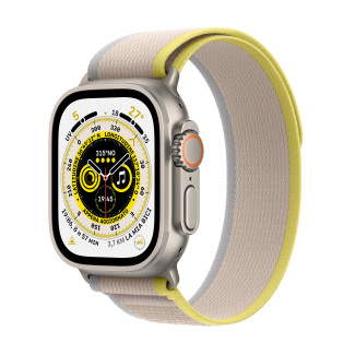 Apple Watch Ultra Geel/beige Trail-bandje M/L