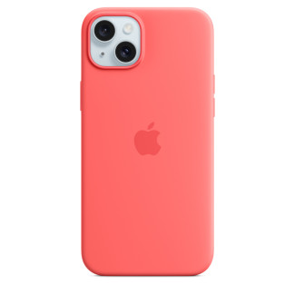 Siliconenhoesje met MagSafe voor iPhone 15 Plus - Guave