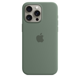 Siliconenhoesje met MagSafe voor iPhone 15 Pro Max - Cipres