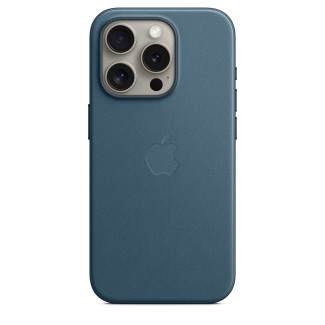 FineWoven hoesje met MagSafe voor iPhone 15 Pro - Oceaanblauw