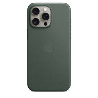 FineWoven hoesje met MagSafe voor iPhone 15 Pro Max - Evergreen