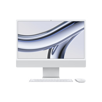 iMac 24-inch 4.5K M3 8-core CPU 8-core GPU 8GB 256GB Zilver