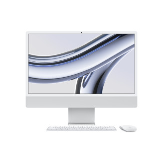 iMac 24-inch 4.5K M3 8-core CPU 10-core GPU 8GB 512GB Zilver