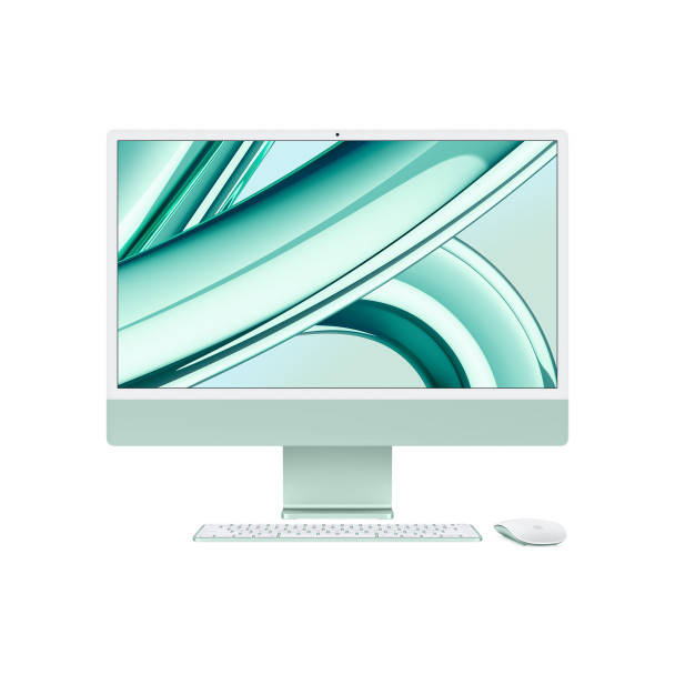 iMac 24-inch 4.5K M3 8-core CPU 10-core GPU 8GB 256GB Groen