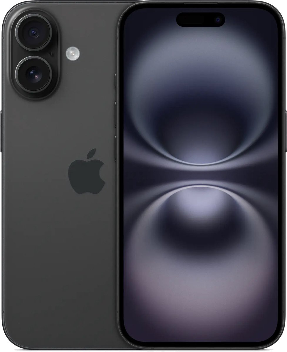 Apple iPhone 16 (2024) - 128GB - Zwart