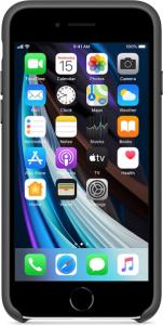 Apple Leren Hoesje voor iPhone 7 / 8 / SE (2020) - Zwart