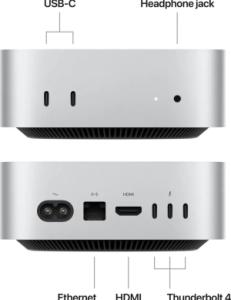 Apple Mac mini (2024) - M4 - 16GB - 512GB - Zilver