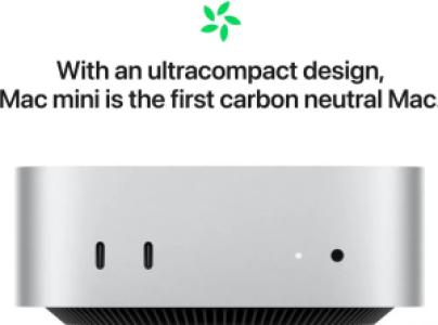 Apple Mac mini (2024) - M4 - 16GB - 512GB - Zilver