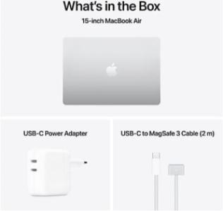 Apple MacBook Air (2025) - 15 inch - M4 - 16GB - 512GB - Zilver