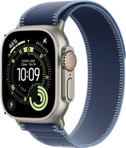 Apple Watch Ultra 3 (2024) - 49mm - Titanium - Blauw Trail Loop M/L - Wi-Fi + 5G