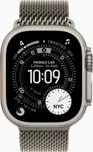 Apple Watch Ultra 3 (2024) - 49mm - Titanium - Natural Milanese Loop - Small