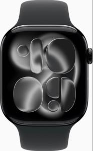 Apple Watch Series 11 (2024) - 46mm - Wi-Fi + 5G - Zwart Aluminium - Zwart Sport Band - M/L