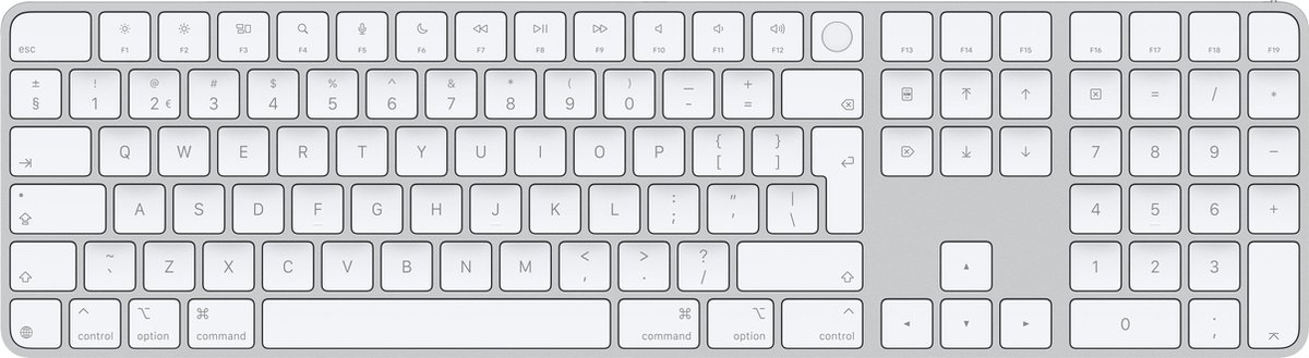 Apple Magic Keyboard - QWERTY - Numeriek - Bluetooth - Wit