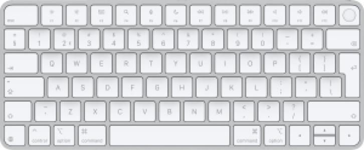 Apple Magic Keyboard met Touch ID - Nederlands - Zilver