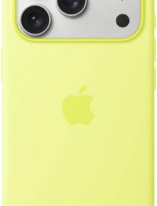 Apple Siliconenhoesje met MagSafe voor iPhone 17 Pro - Neongeel