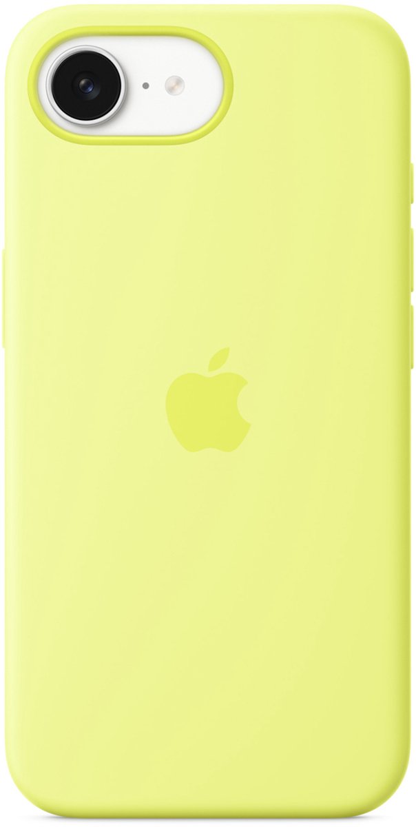 Apple Siliconen Hoesje voor iPhone 16e - Neongeel