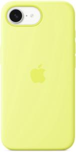 Apple Siliconen Hoesje voor iPhone 16e - Neongeel