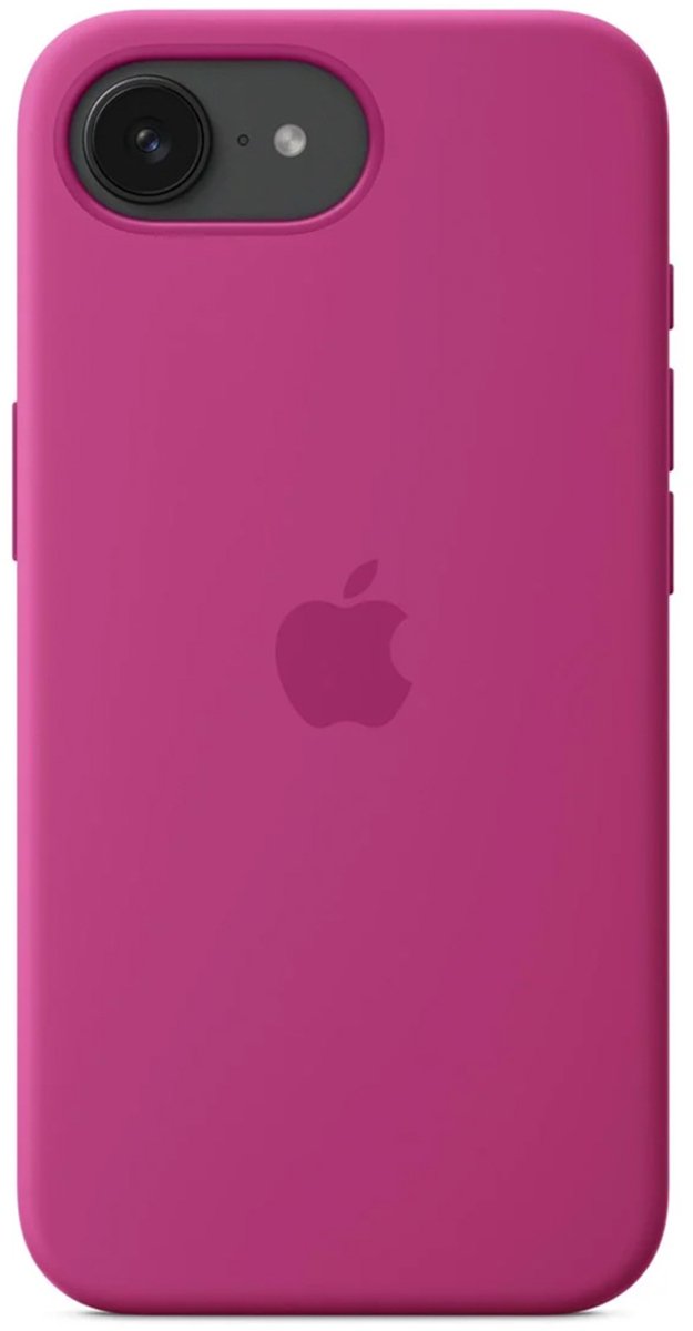Apple Siliconenhoesje iPhone 16e - Fuchsia