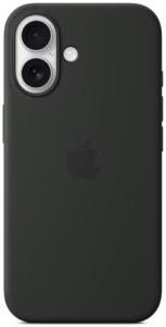 Apple Siliconenhoesje met MagSafe voor iPhone 16 - Zwart
