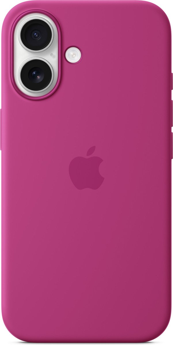 Apple Siliconen Hoesje met MagSafe voor iPhone 16 - Fuchsia