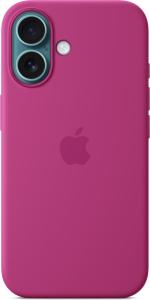 Apple Siliconen Hoesje met MagSafe voor iPhone 16 - Fuchsia