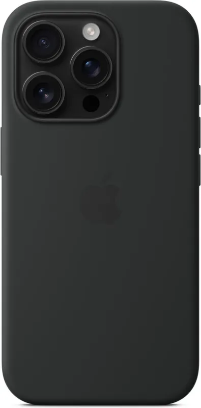 Apple Siliconen Hoesje met MagSafe voor iPhone 16 Pro - Zwart