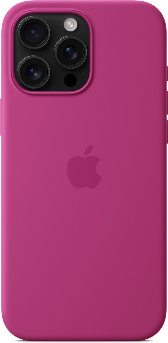 Apple Siliconen Hoesje met MagSafe voor iPhone 16 Pro Max - Fuchsia