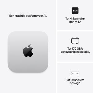 Apple Mac mini (2026) - M6 - 24GB - 512GB - Zilver