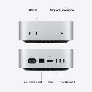 Apple Mac mini (2026) - M6 - 16GB - 256GB - Zilver