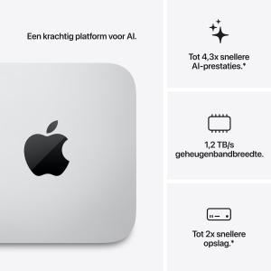 Apple Mac Studio (2026) - M5 Ultra - 96GB - 1TB - Zilver