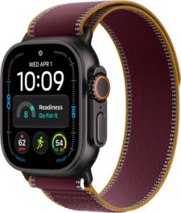 Apple Watch Ultra 4 (2026) - 49mm - GPS + Cellular - Trail Bandje M/L - Zwart