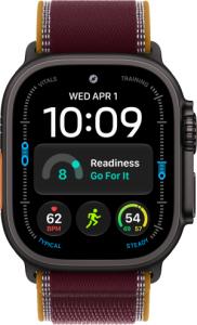Apple Watch Ultra 4 (2026) - 49mm - GPS + Cellular - Trail Bandje M/L - Zwart