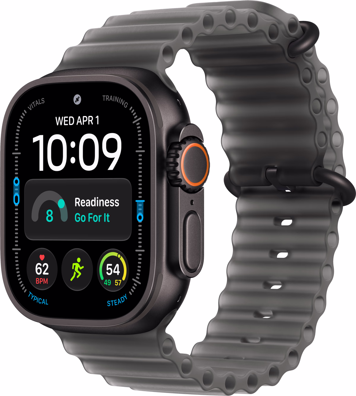 Apple Watch Ultra 4 - 49mm - GPS + Cellular - Ocean Band - Zwart