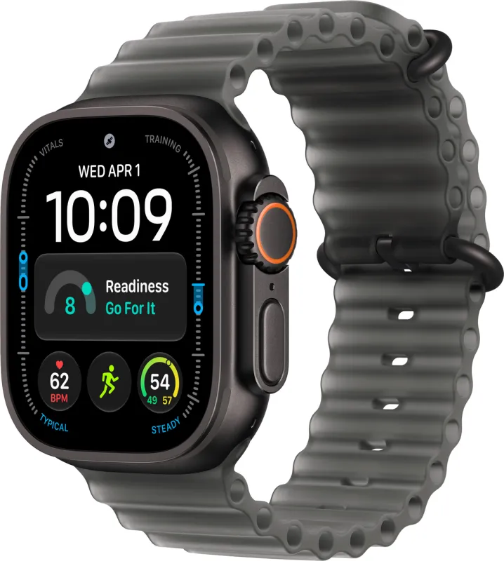 Apple Watch Ultra 4 - 49mm - GPS + Cellular - Ocean Band - Zwart