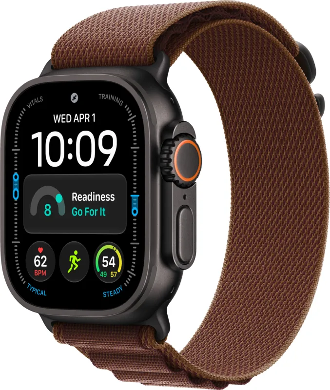 Apple Watch Ultra 4 - 49mm - GPS + Cellular - Alpine Band L - Zwart