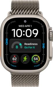 Apple Watch Ultra 4 (2026) - 49mm - Cellular - Milanese Bandje - L - Beige