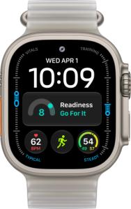 Apple Watch Ultra 4 (2026) - 49mm - Cellular - Titanium - Ocean Band - Wit