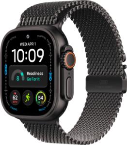 Apple Watch Ultra 4 (2026) - 49mm - Cellular - Milanese Band S - Zwart