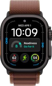 Apple Watch Ultra 4 - 49mm - GPS + Cellular - Alpine Loop S - Zwart