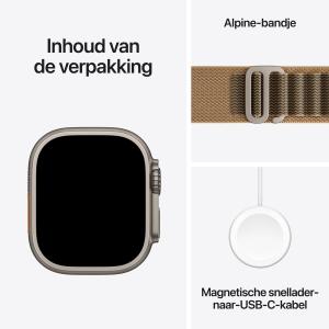 Apple Watch Ultra 4 (2026) - 49mm - GPS + Cellular - Alpine Loop L - Beige