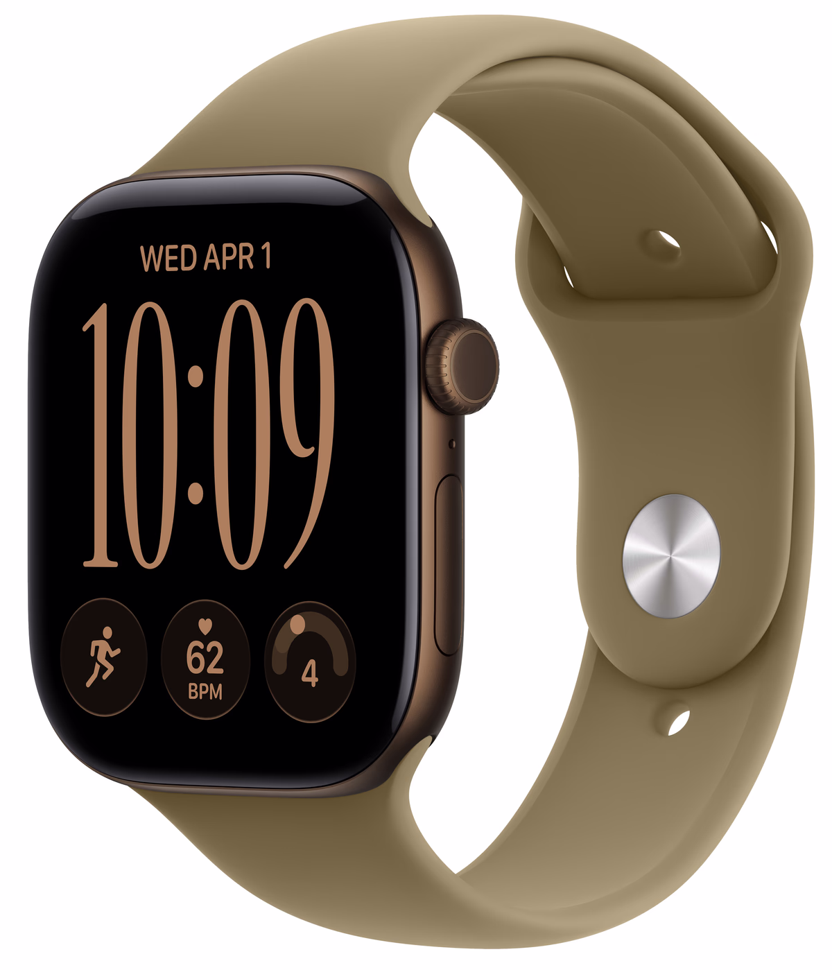 Apple Watch Series 12 - 46mm - Sportband S/M - Brons